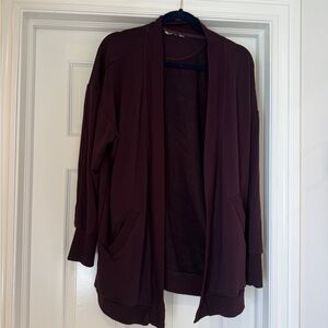 Zella Burgundy Cardigan